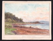 Artwork, Alfred Rawlings (1855-1929) 2 small watercolours 1 signed and entitled 'Near Corrie