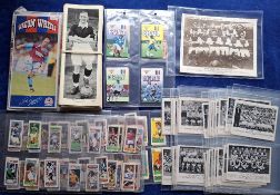 Trade cards, Football selection, Topical Times Panel Portraits Cabinet Size (approx. 30), 8