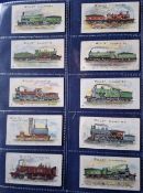 Cigarette cards, Wills, Locomotives & Rolling Stock (mixed backs) (set 50 cards) (a few fair, gen