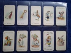 Cigarette cards, Carreras Alice in Wonderland, standard sized (set 48 cards) (gd)