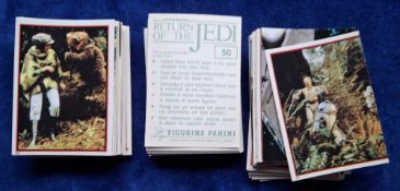Trade stickers, Panini Return of the Jedi, part set approx. 140 stickers, believed all different (