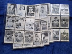 Trade cards, Football, A & BC Footballers 1961 plain back (set 64 cards), (approx. 1/2 plain backs