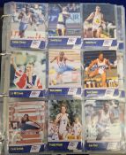 Trade cards, Erin Maxx Ltd, British Athletics (set 150 cards plus 2 checklists) plus many