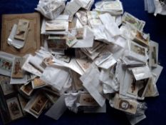 Cigarette & Trade cards, mixture several hundred cards, sorted into series in packets, many