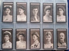 Cigarette cards, Wills Portraits of European Royalty (set 100 cards) (gen gd/vg, minimal edges and