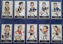 Cigarette cards, Australian issue, Carreras Standard brand, Football Series (caricatures), 25
