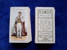 Cigarette cards, Wills Coronation series 1902 59/60 (missing number 3 (mixed wide and narrow arrow