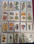 Cigarette & Trade cards, Military Selection over 240 cards, some better series noted, including