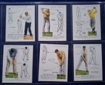 Cigarette cards, John Player's Golf (Channel Islands issue), (set 25 cards) (vg/ex)
