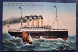 Postcard, White Star Royal Mail Steamer 
