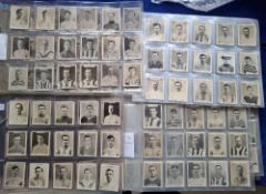 Cigarette cards, Football, Godfrey Phillips, over 500 K sized Pinnace Footballers, various designs
