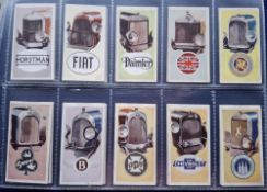 Trade cards, Amalgamated Press Makes of Motor Cars & Index Marks (set 32 cards) (gd/vg)