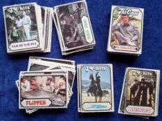 Trade cards, Monty Gum, 130 cards from 2 series, TV Hits 97/100 & The Cops (33 cards) (gen gd/vg)