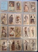 Cigarette cards, mainly USA issues, over 380 cards, many Actresses by BAT and ATC including Marine &