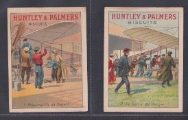 Trade cards, Huntley & Palmers, Aviation, 'P' size (French) (set, 12 cards) (all with back damage,