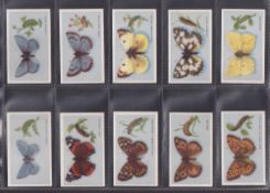 Cigarette cards, Godfrey Phillips British Butterflies (set 30 cards) (gen gd/vg)