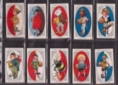 Cigarette cards, Football, Ogden's AFC Nicknames (set 50 cards) (end cards fair rest gd/better)
