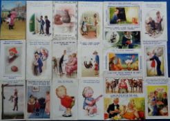 Postcards, Comic, a selection of approx. 31 cards published by Bamforth, with 4 early studio types