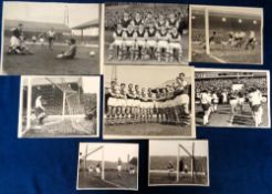 Football press photographs, Burnley FC, a collection of 50+ original b/w press photos, 1950's/70'