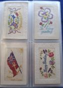 Tobacco silks and postcards, Kensitas Silk Flowers L size 59/60 (missing no.9) in original