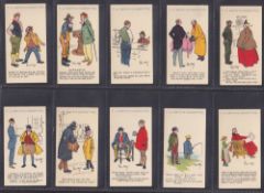 Cigarette cards, F & J Smith Phil May Sketches, Brown Backs (set 50 cards) (gen vg)