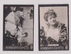 Cigarette cards, Newbegin, Actors & Actresses, two cards, Marie Studholme & Ellen Terry (gd/vg) (2)