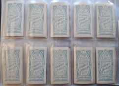 Cigarette cards, 15 sets issued by Godfrey Phillips all series titles A-B, Advert Cards, Aircraft (