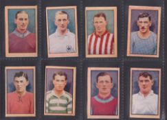 Trade cards, Sport & Adventure Famous Footballers (set 46 cards, cut into singles) includes W