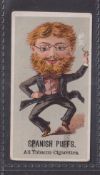 Cigarette card, USA, H Mandelbaum, Comic Types of People, type card (Full length Studies, Handbook