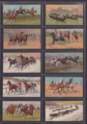 Cigarette cards, 13 sets contained in large size (25 per sleeve) pages, Mitchell Clan Tartans 1st,