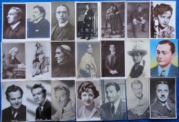 Postcards, Entertainment, a collection of approx. 111 cards of stars of TV, cinema and theatre (