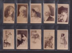 Cigarette cards, USA, Duke's, Photographic Cards, Actresses (Backs printed in orange 'Duke's Cameo