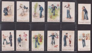 Cigarette cards, Faulkner, Nautical Terms 1st Series (set 12 cards) (couple with slightly grubby