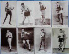 Postcards, Sport, a boxing selection of 8 cards, with 7 in the 'Famous Boxers' series published by