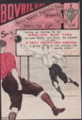 Football, Nottingham Forest FC, a scarce paper advert for Bovril celebrating Forest's FA Cup win