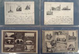 Postcards, Berkshire, a modern album of approx. 126 cards of Newbury, cards corner mounted some with