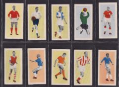 Trade cards, 3 sets, Fleetway Star Footballers 1963 (no.26 with slight back damage, rest gen gd),