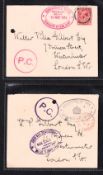 Postal History, P.O.W, a scarce selection of 2 prisoner of war covers, addressed to Walter Villa