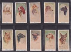 Cigarette cards, 10 sets, Murray (5), Bathing Belles, Dogs (rubber stamps on back, fair),