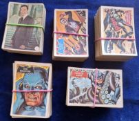 Trade cards, A&BC, Gum Batman related series, approx. 260 cards from 4 series, Bat Laffs (set 55