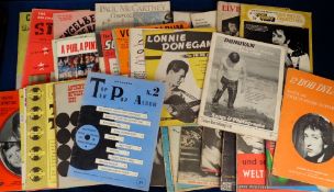 Entertainment, 100+ 1950s to 80s pop, jazz, beat, rock, easy listening song books to include Elvis