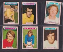 Trade cards, Football, A&BC Gum, mixture 48 cards, all Scottish series, Red Back 1973 (15), Green