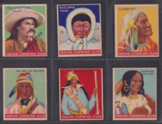 Trade cards, 58 cards, Goudey Gum Indian Series (6 different 1 green, 5 black backs), 20 A&BC Gum