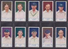 Cigarette cards, Pattreiouex Cricketers series (set 75 cards) (gd/better)