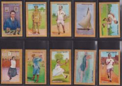 Cigarette cards, Gallaher, British Champions of 1923 (set 75 cards) (gen gd/better)