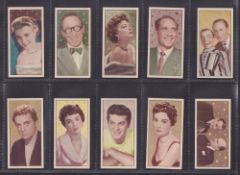 Trade cards, Barbers Tea Cinema & Television Stars (set 24 cards plus checklist) including Marilyn
