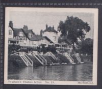 Cigarette card, Brigham, Down the Thames From Henley to Windsor, 'L' size, type card, no 15