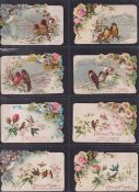 Trade cards, France, Chocolat Poulain, album containing a collection of approx. 280 die-cut cards,