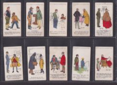Cigarette cards, F & J Smith Phil May Sketches (grey backs) (set 50 cards) (fair/gd)