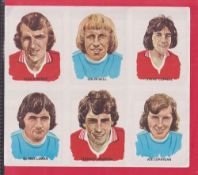 Trade cards, Football 11 sets, Manchester Evening News Man City & Man United Footballers (30 cards